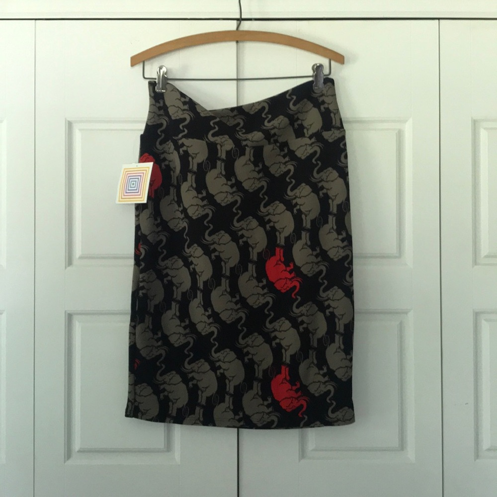 NWT LuLaRoe elephant skirt
